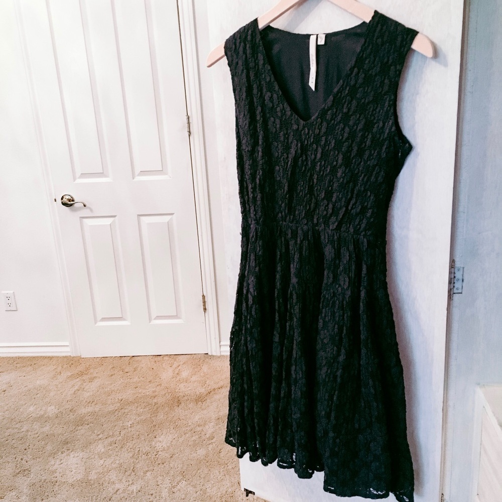 Navy Lace Dress